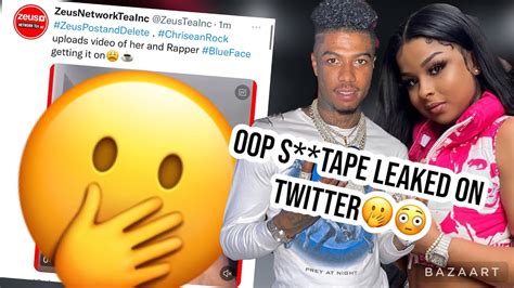 chrisean and blueface leaks|Blueface Allegedly Tried To Delete Chrisean Rock Sex Tape